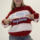 maglione con ricamo ho sempre ragione